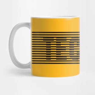 TECHNO LINES #1 (BLACK FONT) Mug